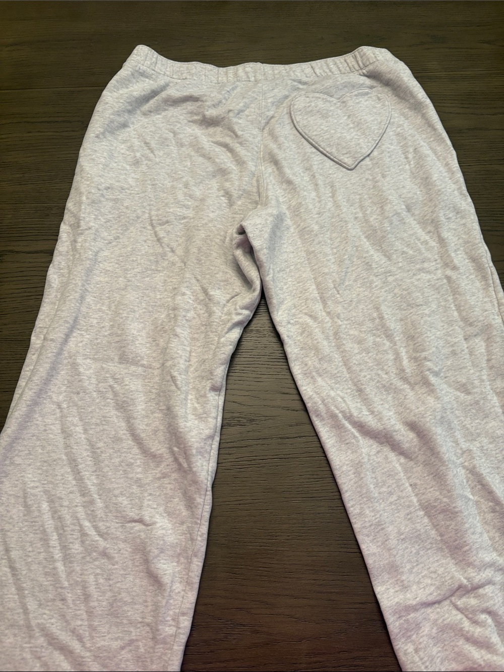 Womans Gray Heart Pocket Lounge Pants